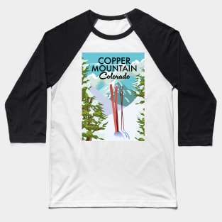 Copper Mountain Colorado Ski poster Baseball T-Shirt